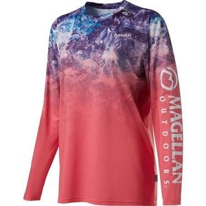 Magellan Pro Mossy Oak 2021 Bassmaster Classic Top, Pink/Purple